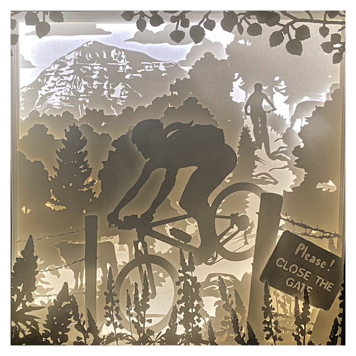 Mountain Biker Print for engroshandel hos Daydreams and Joy