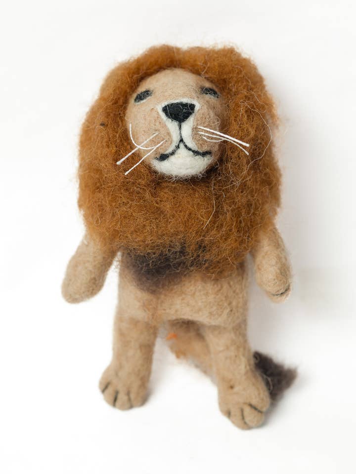 Lion Finger Puppet for wholesale by Silk Road Bazaar