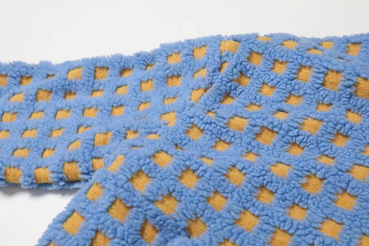 Hope & Sunshine - Wholesale Jacket - Women's - Plaid Lambswool Fashion Jacket12