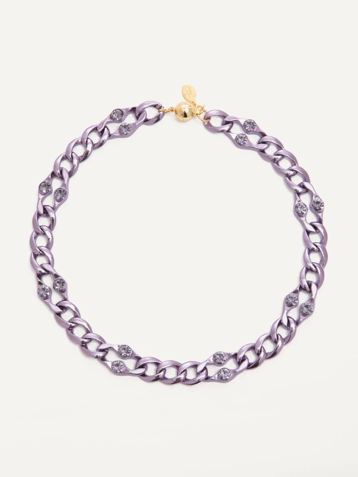 Collar de junio - Amatista para venta al por mayor de Melania Clara