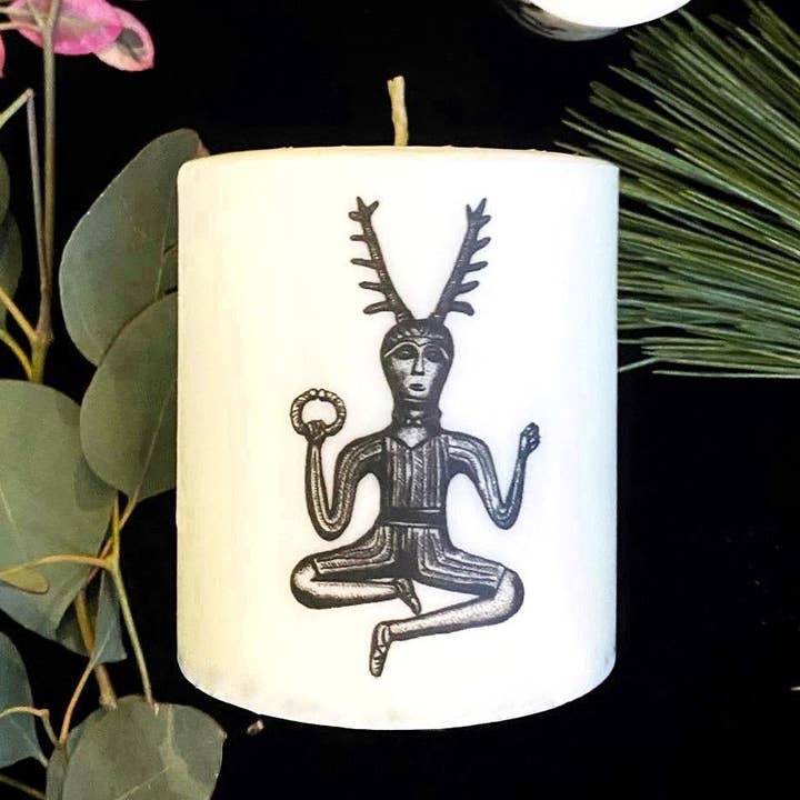 Keven Craft Rituals LLC – Engroshandel Søjlelys – Dedikation Ritual Art Pillar Stearinlys - Hvid1