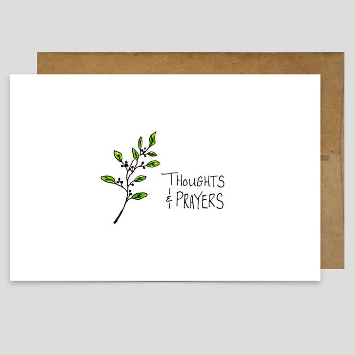 Gedachten & Gebeden - Wenskaart voor wholesale door Kevin & Kaia