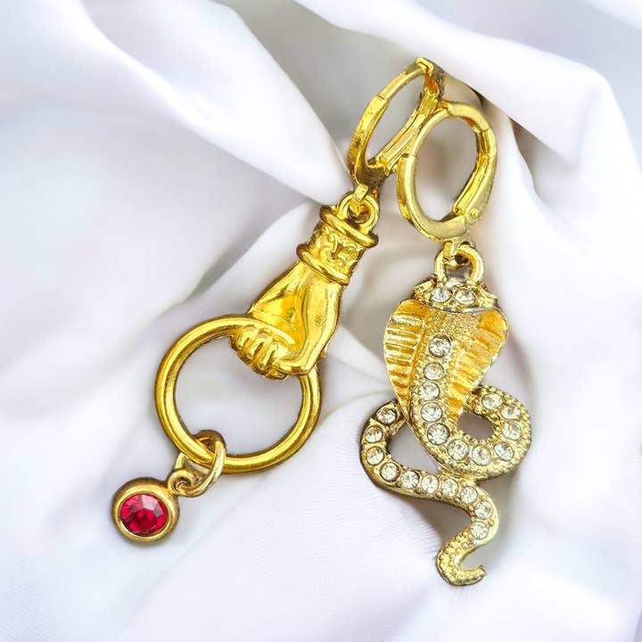 Pendientes de aro Solea Gold para venta al por mayor de Huracan