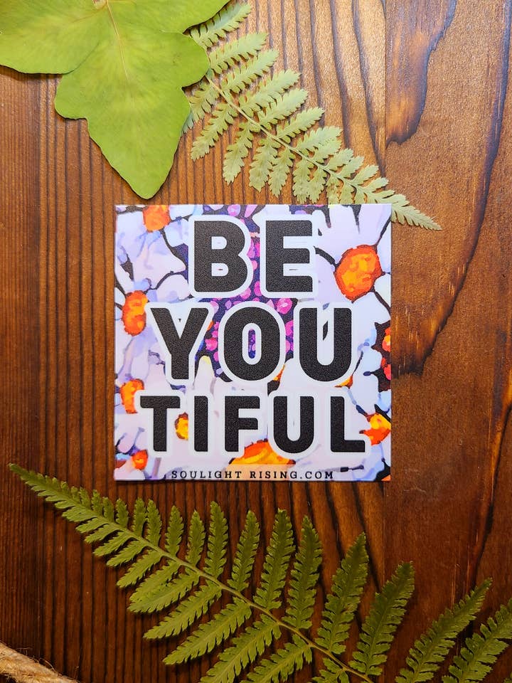 Adesivo BeYoutiful por atacado de Soulight Rising