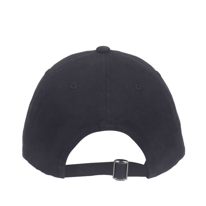 Black Hatphile Cat Person Soft Baseball Cap for wholesale on Faire