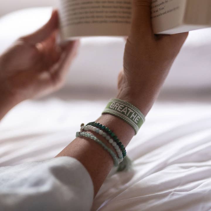 Palas Jewellery - Wholesale Woven/Braided Bracelet - Breathe Mantra Band9