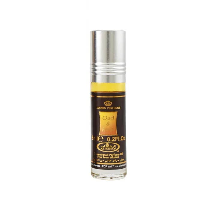 HA Fragrances - Wholesale Fragrance Oil - Oud & Rose 6ml Perfume Oil by Al-Rehab: A Timeless Blend of Elegance and Luxury1