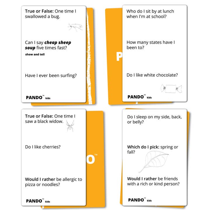 PANDO - Vendita all'ingrosso Giochi di carte - PANDO - Kids Edition - Una competizione rompighiaccio