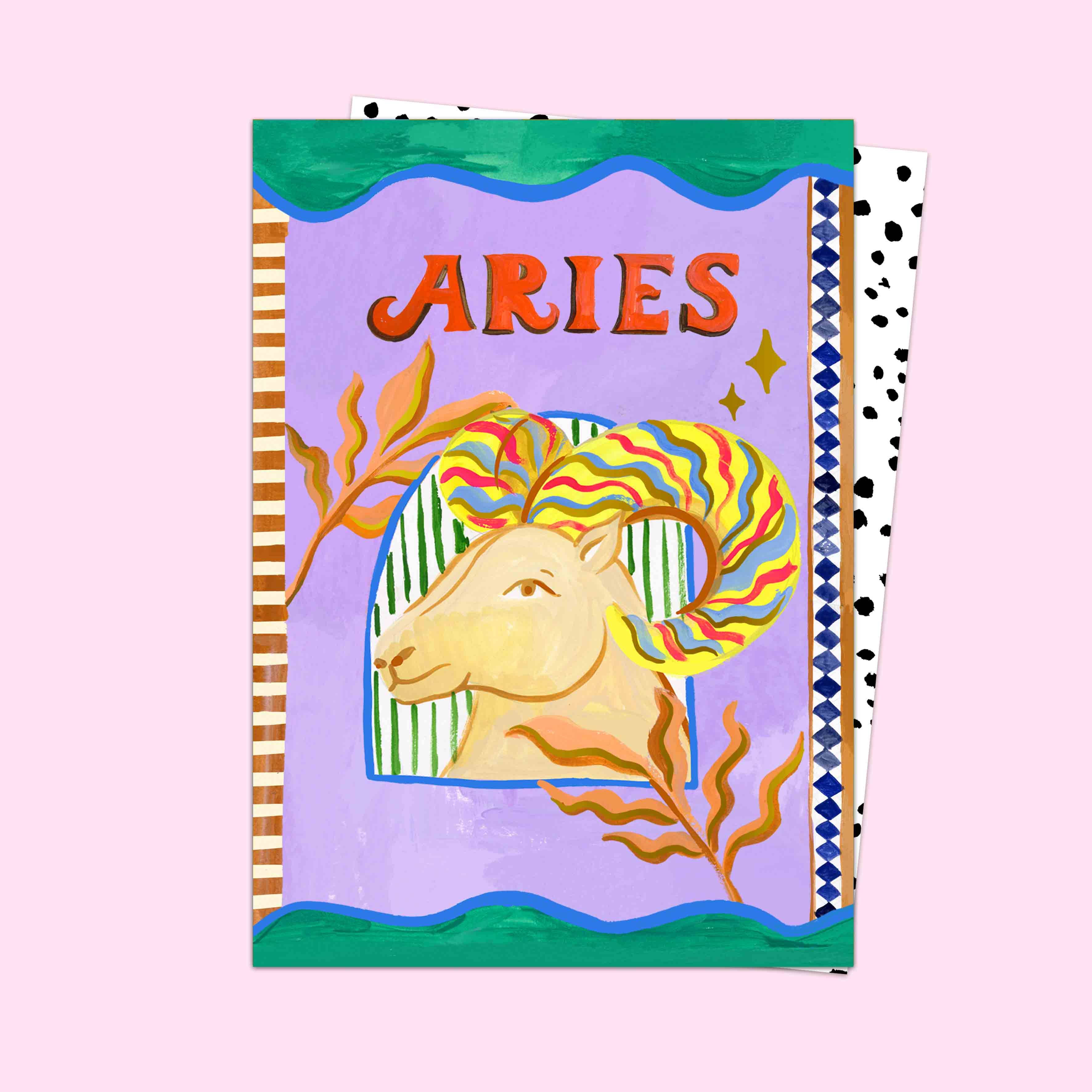 Eleanor Bowmer - Wholesale Birthday card - Aries Zodiac Card0