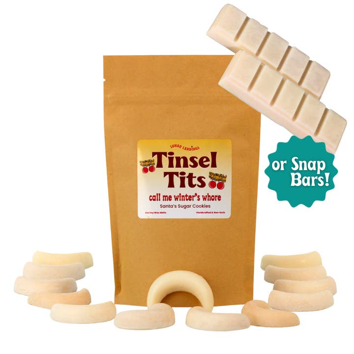 Tinsel Tits Wax Melts for wholesale by Lunar Landings