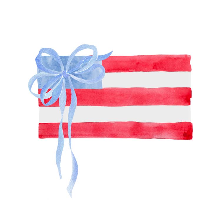 Bow Flag DTF Transfer for wholesale by M2B Designs