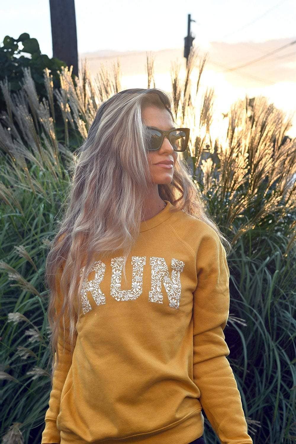 Sarah Marie Running Co - Wholesale Graphic Sweatshirt - Women's - RUN Lace Sweatshirt4