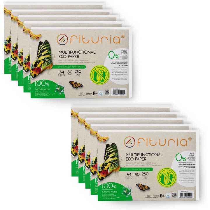 Recycled A4 Paper 80gr 250 Sheets for Printers for wholesale by MEDEL OFFICE