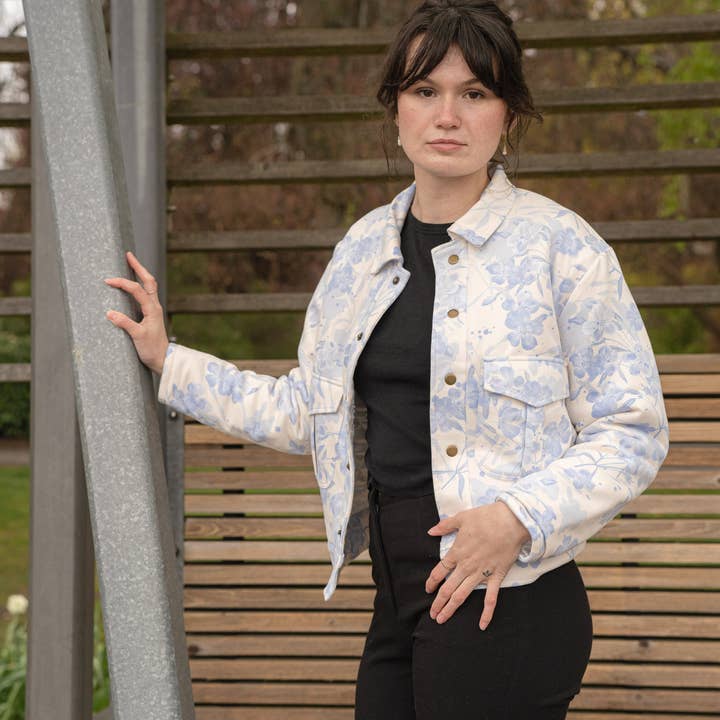 Ethereal Garden quiltet jakke for engroshandel hos The Cozyy Affair