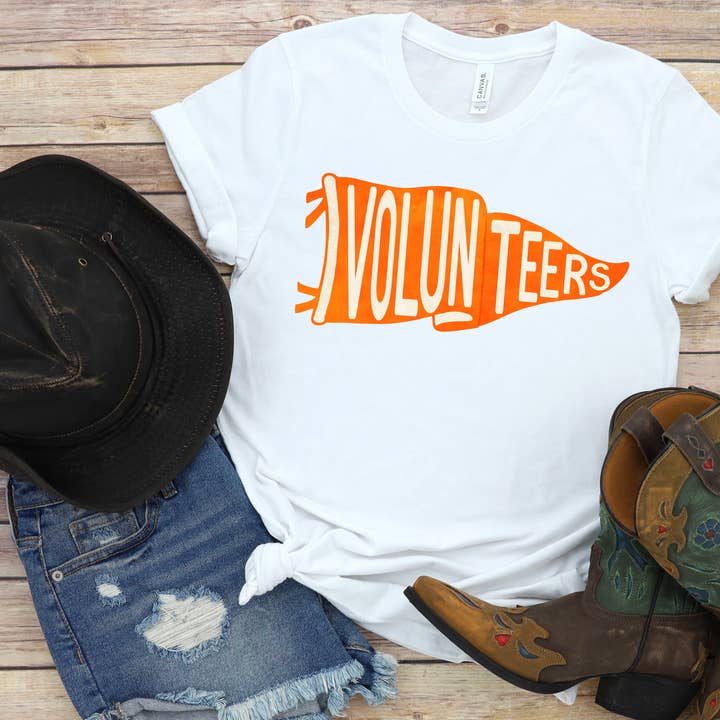 Tennessee Pennant Tee för wholesale av Pocketful of Prints