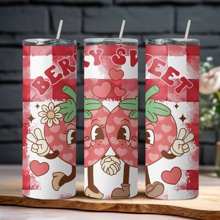 Beerensüßer Erdbeerbecher für den Großhandel von Wicked Flower Creations