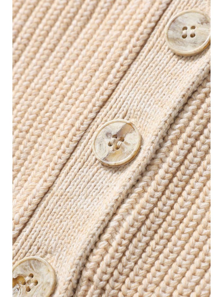 Homegrown Kids - Wholesale Cardigan – Kids - Chunky Knit Cardigan Oat4