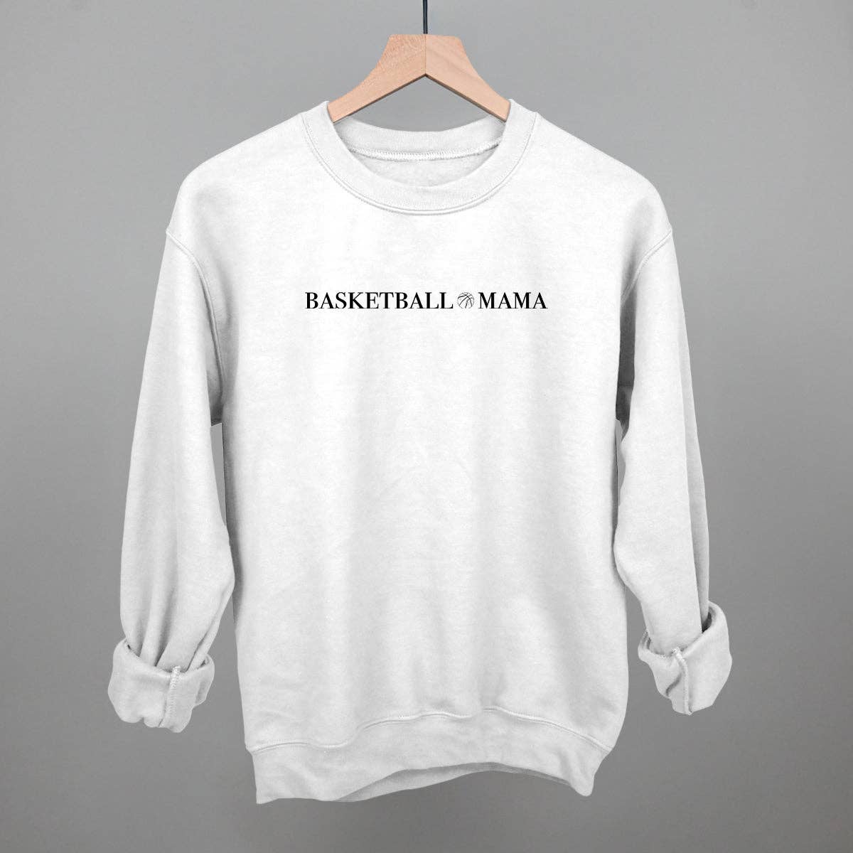 Ivy + Cloth - Wholesale Graphic Sweatshirt - Women's - Basketball Mama (Serif + Doodle)12