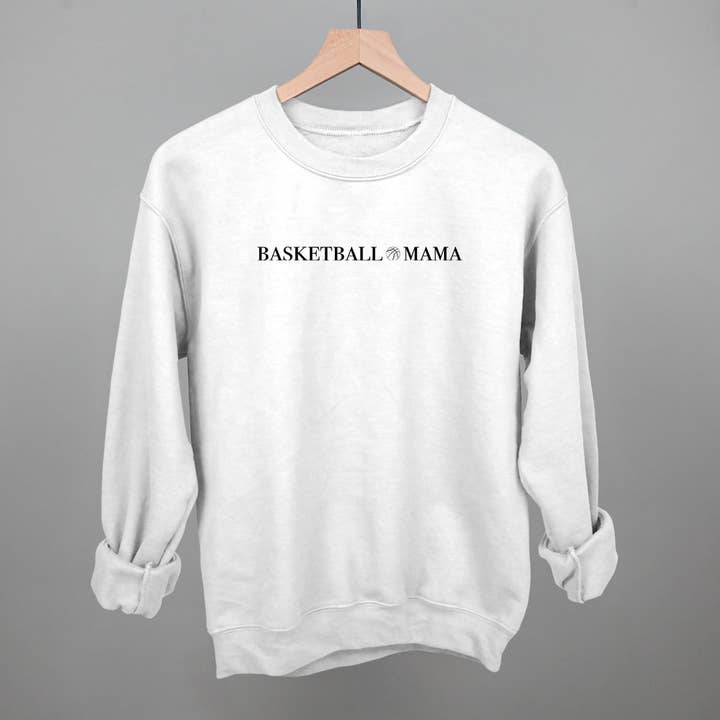 Ivy + Cloth - Wholesale Graphic Sweatshirt - Women's - Basketball Mama (Serif + Doodle)12