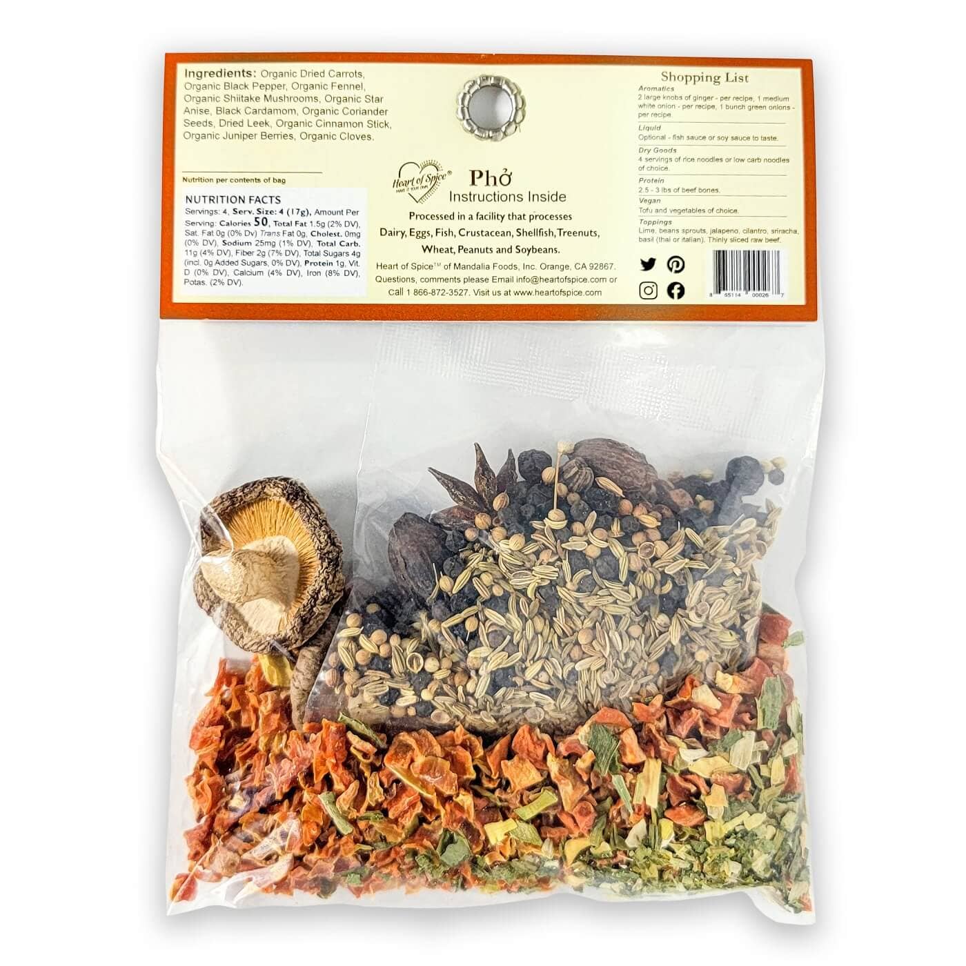 Heart Of Spice - Wholesale DIY Food Kit - Beef Pho or Soy Ginger Broth1