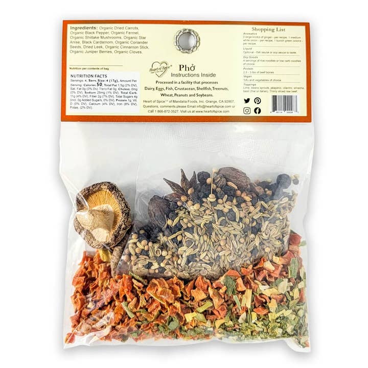 Heart Of Spice - Wholesale DIY Food Kit - Beef Pho or Soy Ginger Broth1