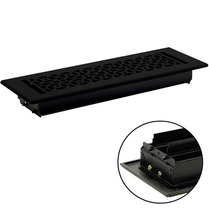 Ventilação de SUPRIMENTO DE AR de 4 “x 14" com persiana de aço destacável por atacado de Registers and Hardware Hub Inc.