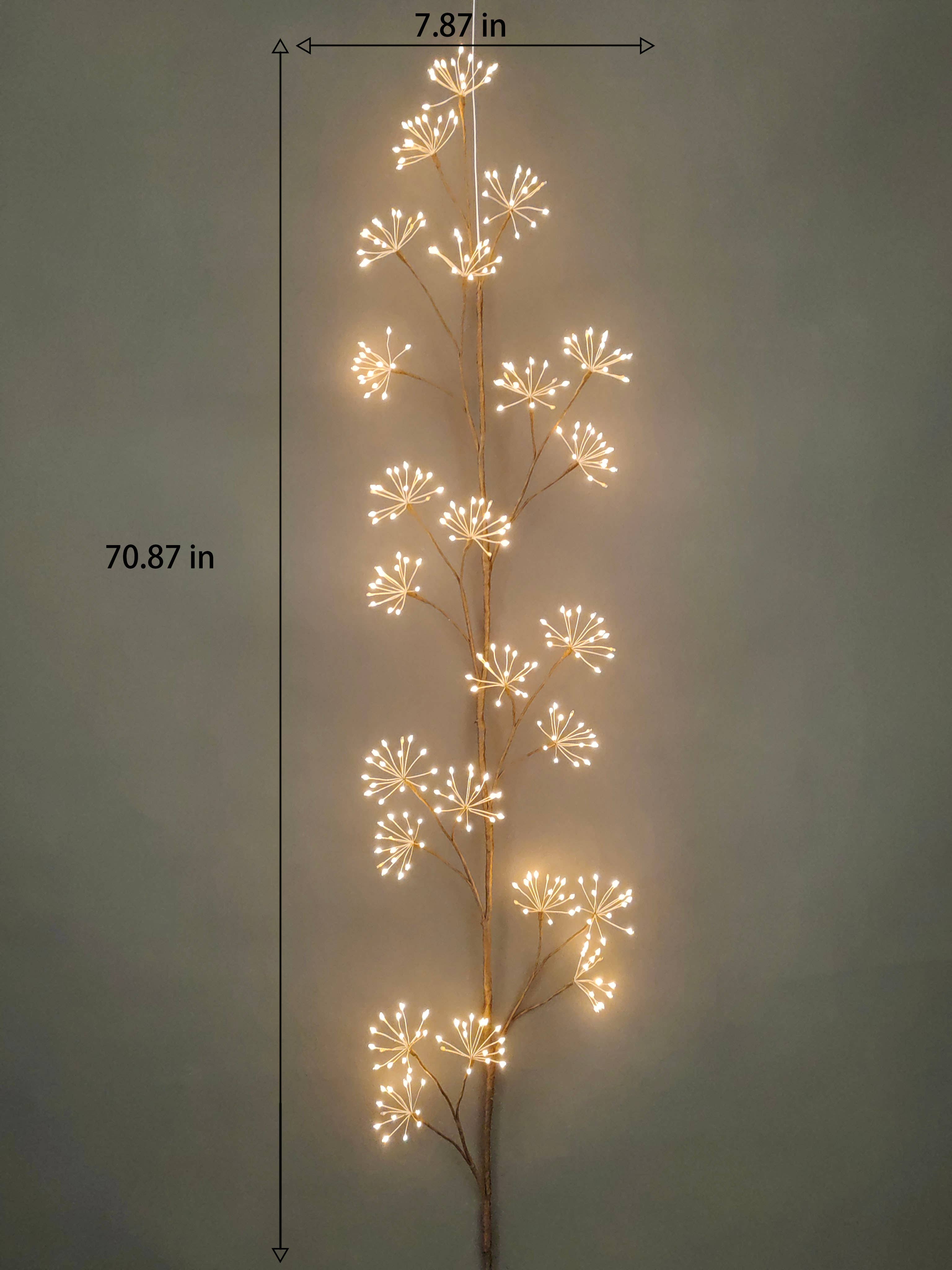 Hi-Line Gift Ltd. - Wholesale Christmas Decoration - 70in LED Cluster Branch Indoor Christmas Décor5