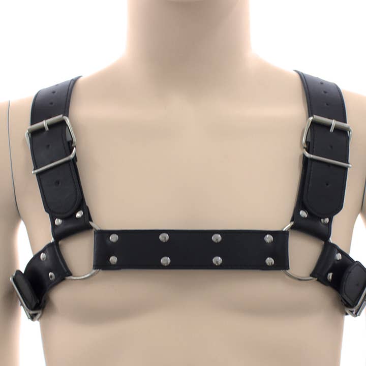 Harnais pectoral pour hommes, style bouledogue anglais pour la vente par Plesur Body Products