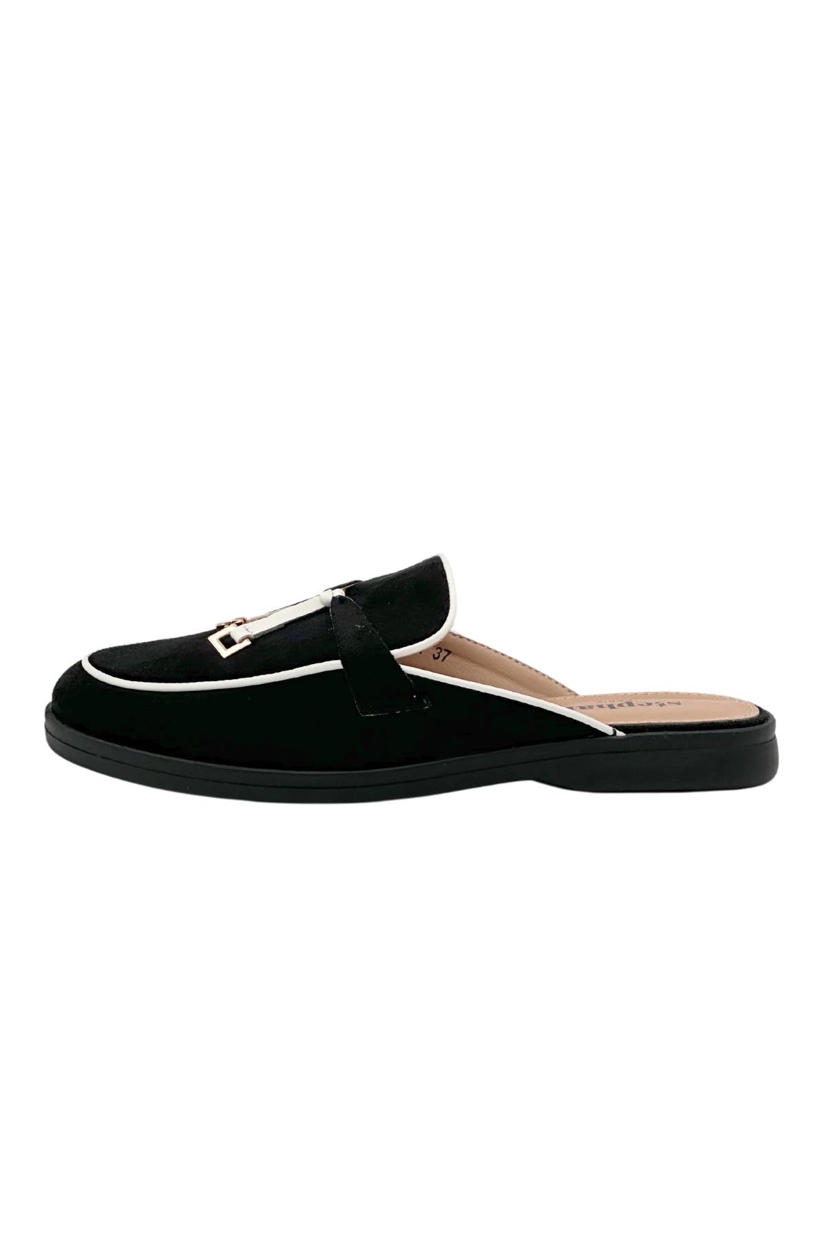 camel Suede mules with rope and metal detail QQ-247 for wholesale on Faire8