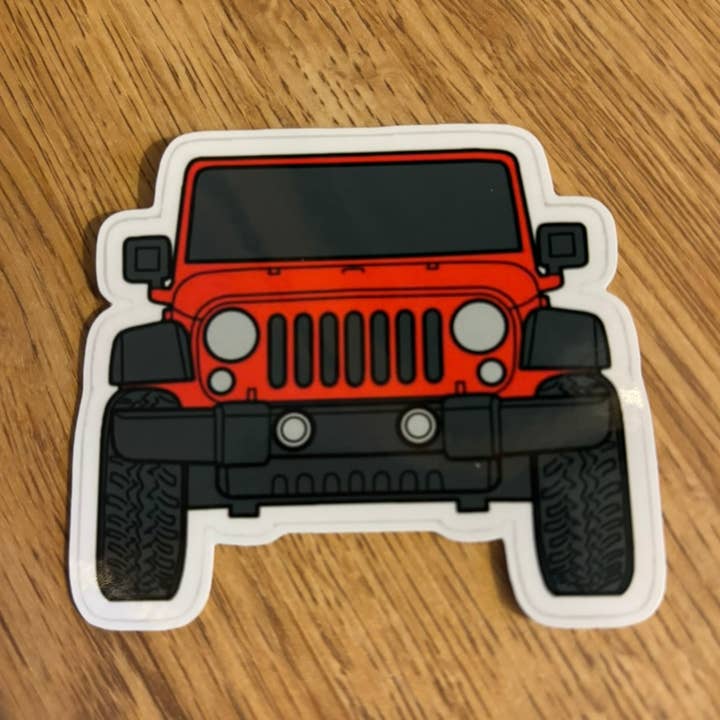 Red Jeep for wholesale by Black Cat Laser Company