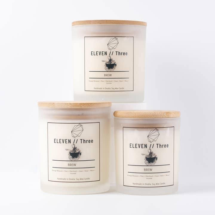 Brouw Oranje Bloesem Soja Potkaars voor wholesale door ELEVEN//Three