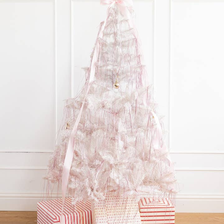 My Mind’s Eye - Wholesale Christmas Decoration - LUX1109 - Pink Tinsel