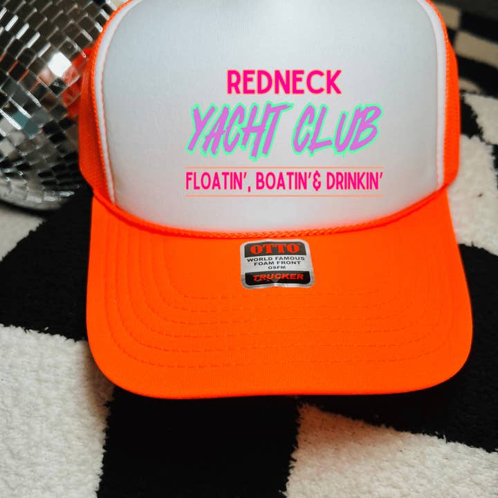 H+P Wholesale - Wholesale Trucker Hat - Women's - Redneck Yaht Club Trucker hat