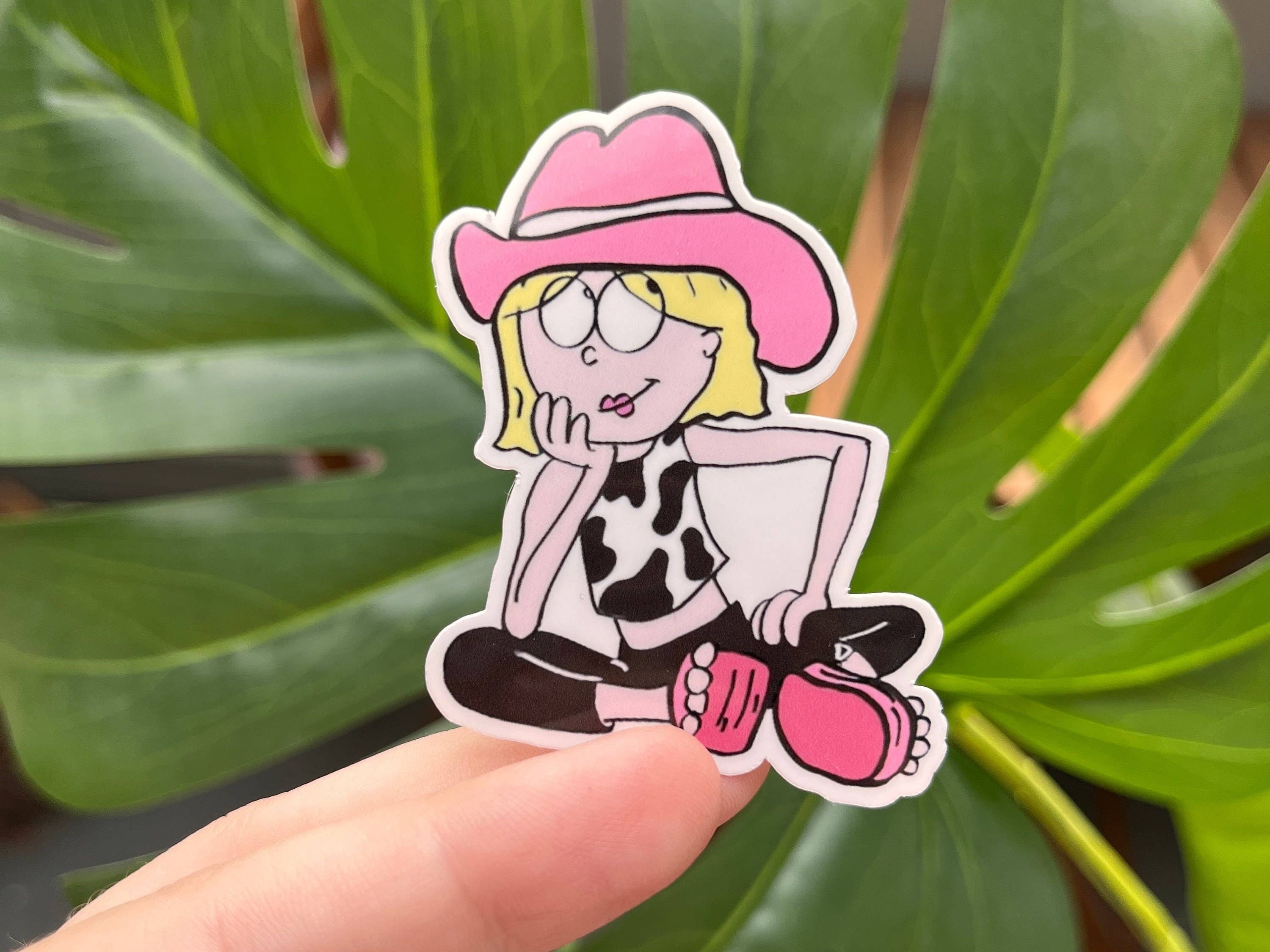ShopSourSweetener - Wholesale Sticker - Cowgirl Lizzie Mcguire Sticker, 90s TV Show, Throwback1