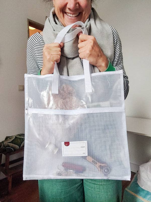 Madam Sew - Wholesale Craft Supplies - Project Bag - Store Everything for Your Project in One Place - White1