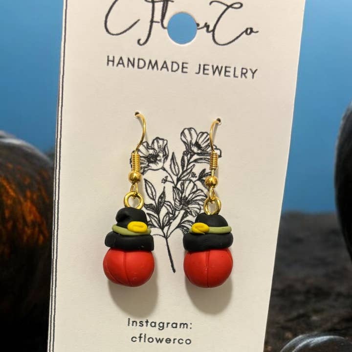 Halloween höstörhängen smycken - Pumpagnomer - Fantasifull för wholesale av CFlowerCo