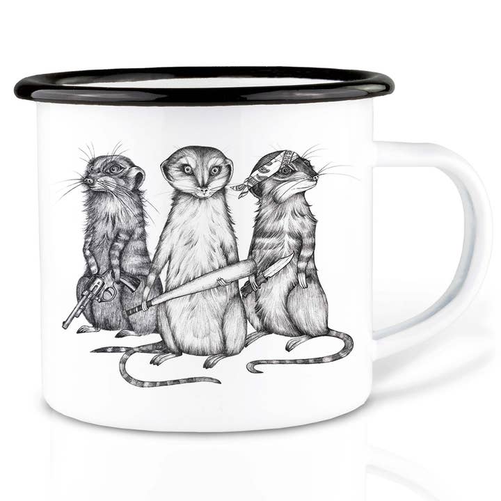 Tasse émaillée – Erdmann Gang pour la vente par LIGARTI