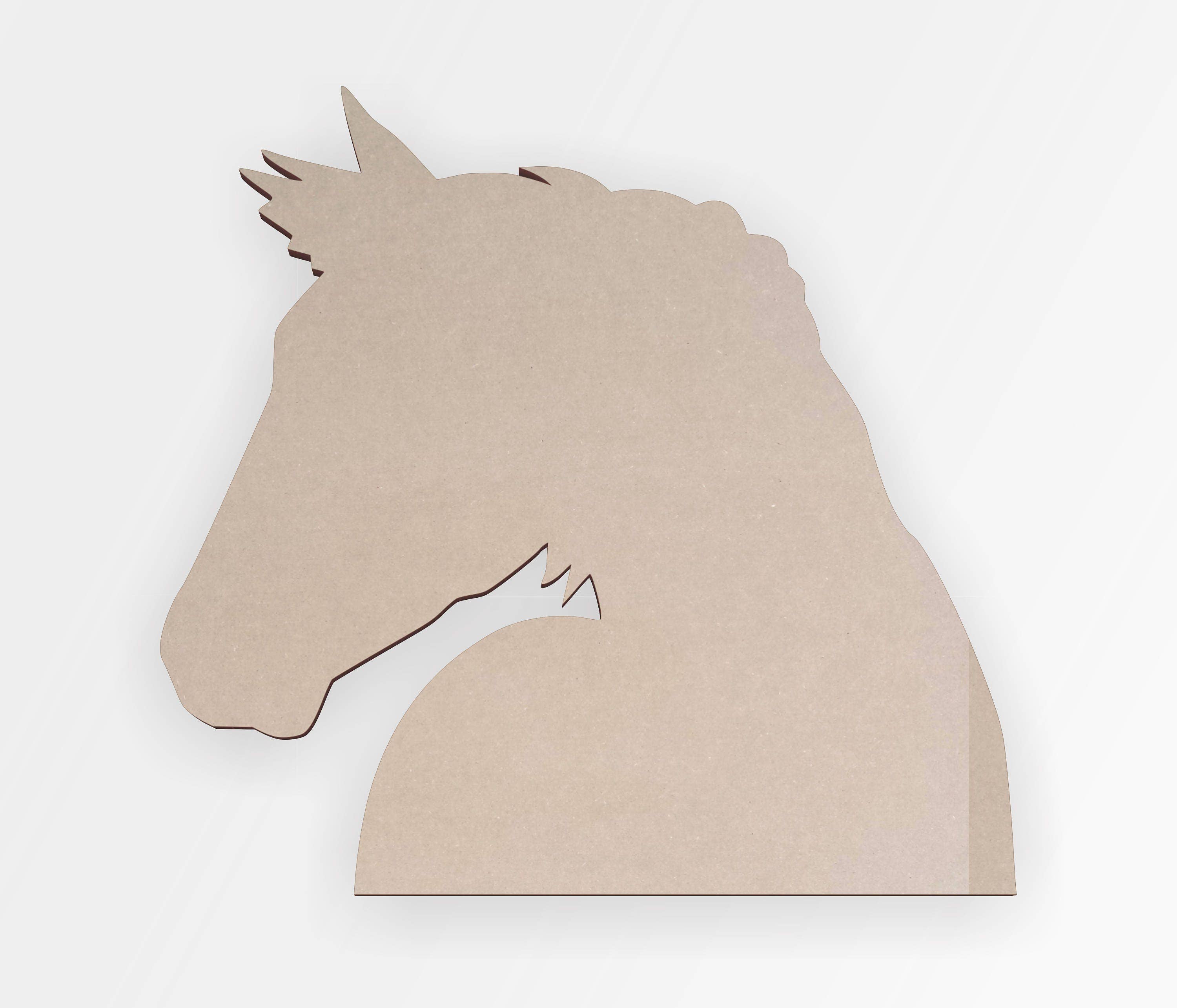 Jess and Jessica - Wholesale Cutouts - Wooden Horse Face Profile Horse Face Profile Cutout2
