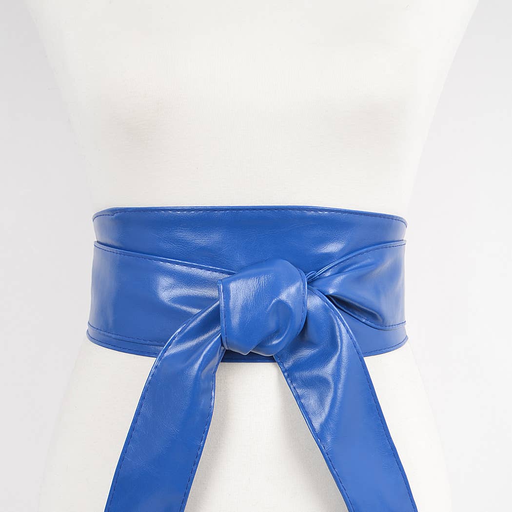 3AM BY H&D ACCESSORIES - Wholesale Belt - Women's - Faux Leather Tie Up Belt.1