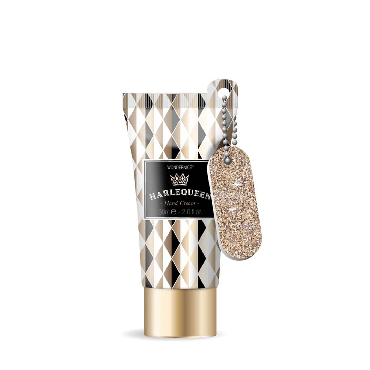 IngrossoBeauty by INCI Srl – wholesale Hand cream/lotion – Harlequeen Hand Cream in Tube with Glittered Nail File