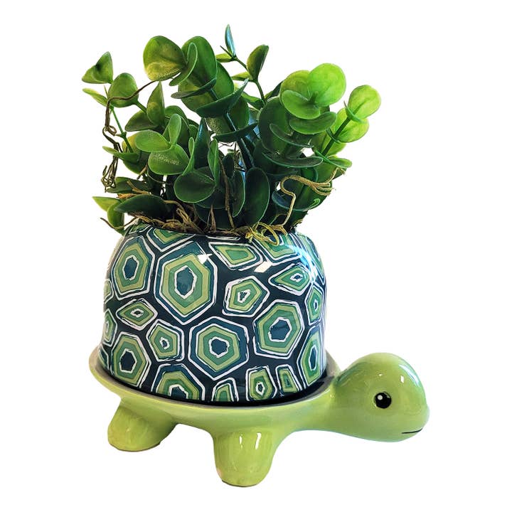 Turtle Footsie Planter for wholesale by Streamline