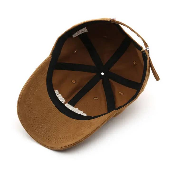 ACCITY - Wholesale Baseball Cap - Women's - Vintage Letter Embroidered Baseball Cap Outdoor_CWAH0500