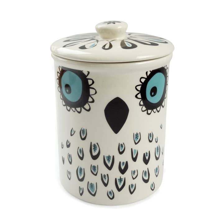 Hannah Turner Ltd - Wholesale Jar - Handmade Ceramic Owl Storage Jar1