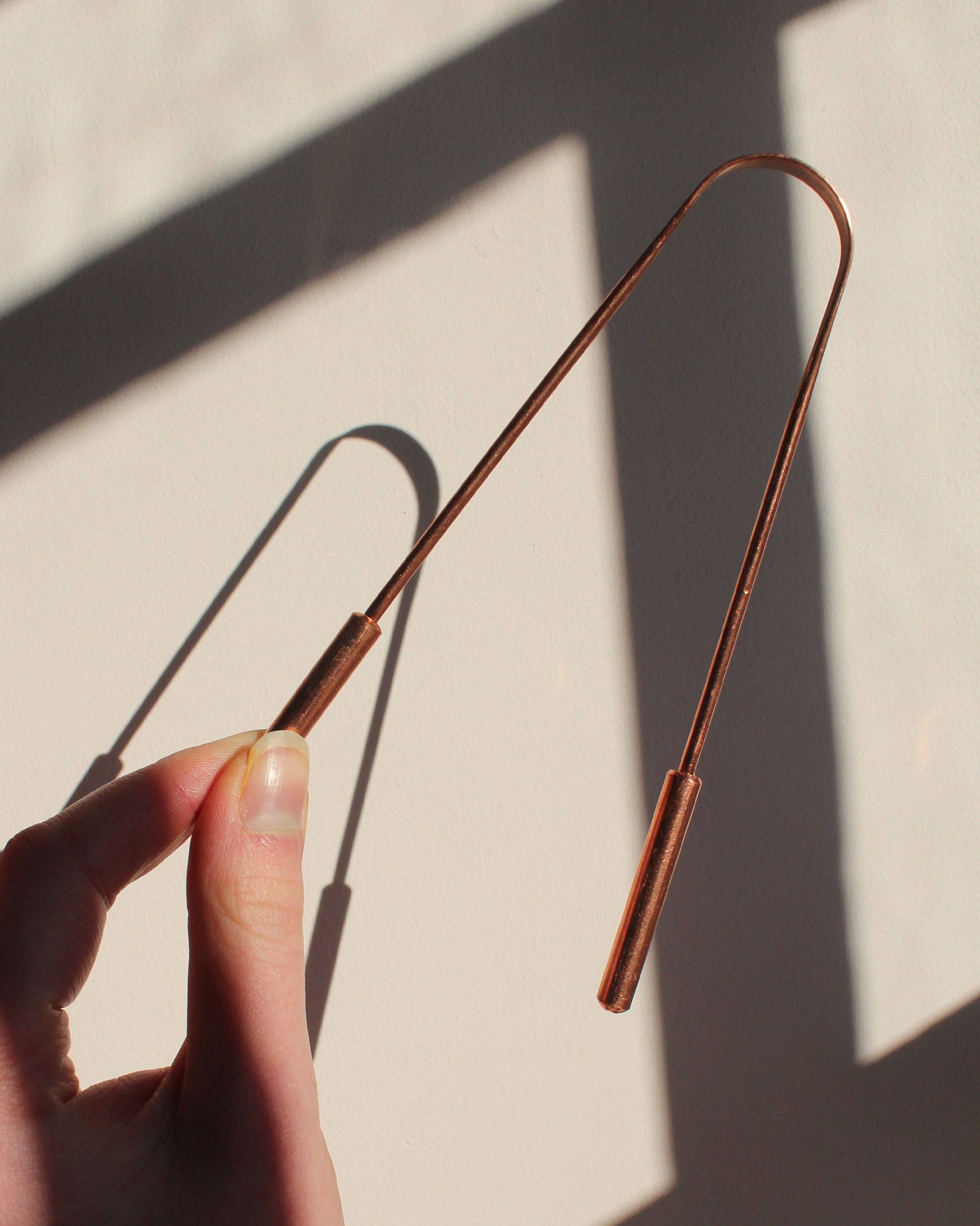 Urban Veda USA - Vente Gratte-langues - Gratte-langue en cuivre ayurvédique Urban Veda2