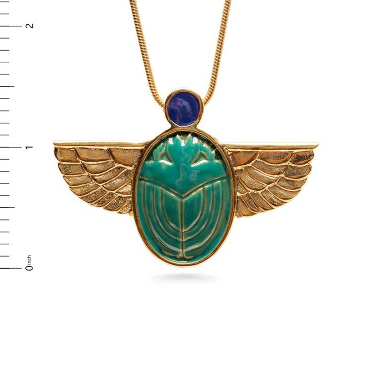 Discoveries, Inc. - Wholesale Brooch - Egyptian Scarab Brooch/Pendant2