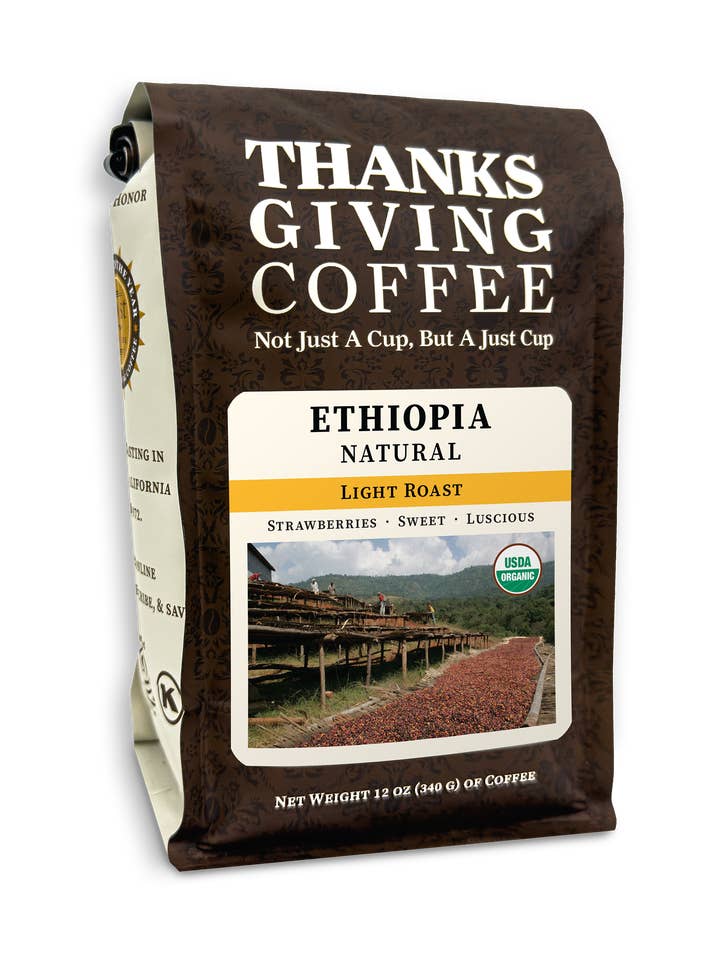 Ethiopia Natural for wholesale by Thanksgiving Coffee Co.