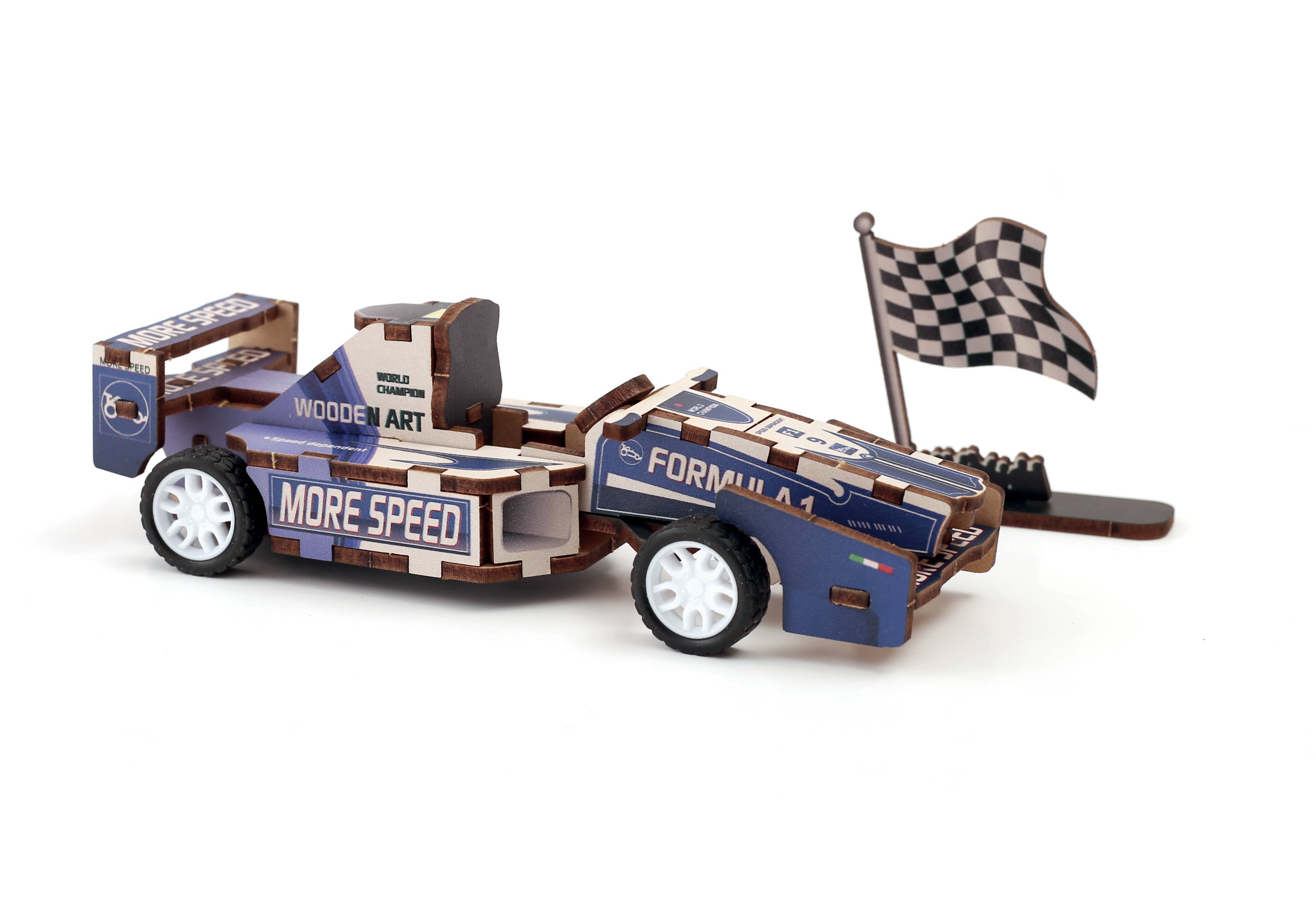 Graine Créative - Wholesale Toy Car/Truck - Kids - 3D WOOD MODEL FORMULA 1 VEHICLE2