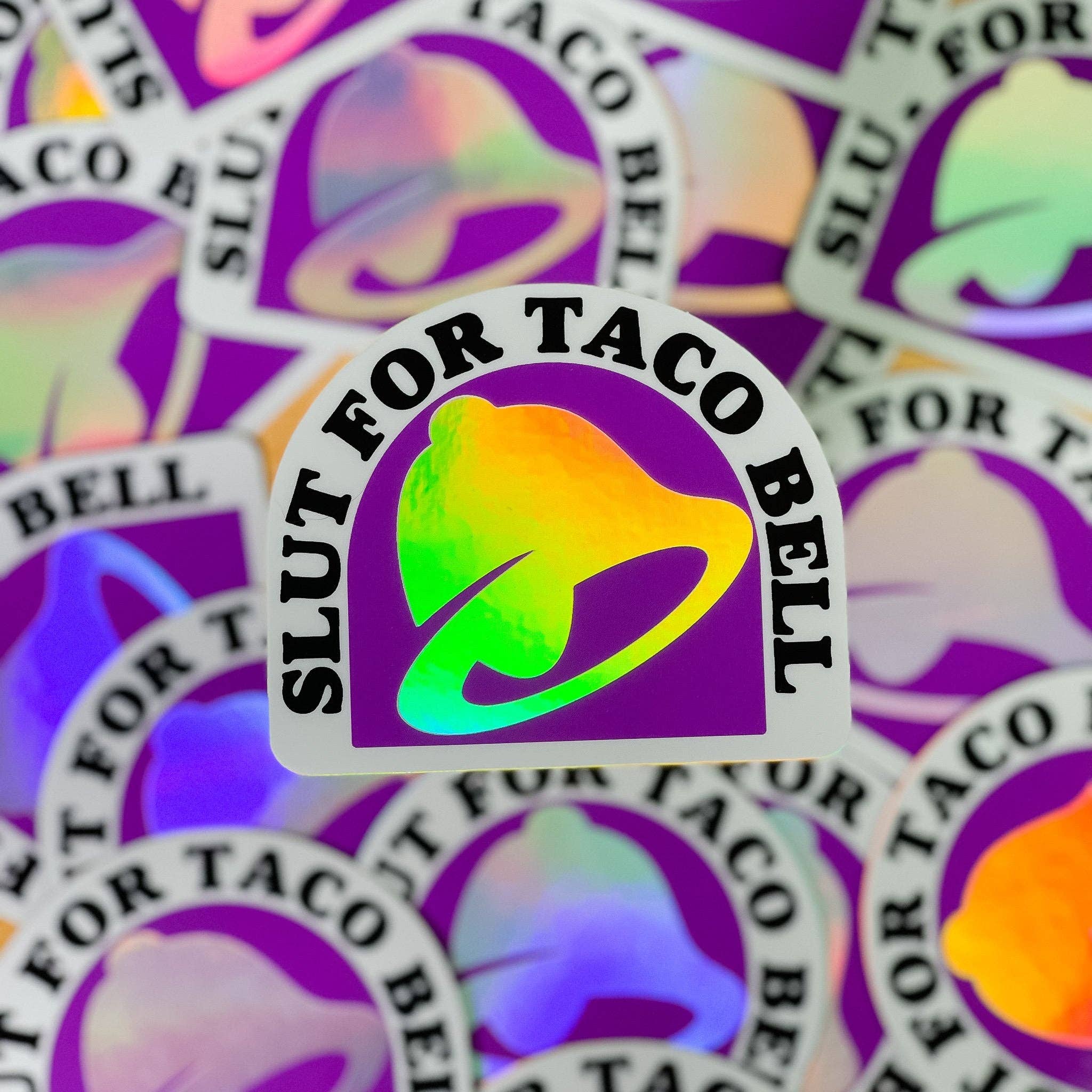 Erin Dayhaw – Engroshandel Klistermærke – Slut for Taco Bell Sticker - Sjov - Mad - Drikkevarer - Ufiltreret - Sarkastisk - Relaterbar - Fastfood1