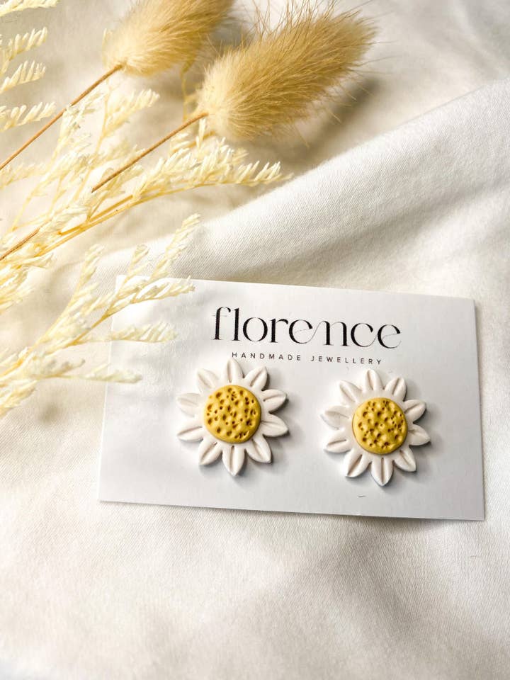 Daisy Studs for wholesale by Florence Handmade Jewellery