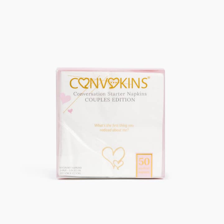 CÔTIER BRAND - Wholesale Disposable Napkin - CONVOKINS® Couples Conversation Starter Cocktail Napkins2